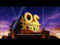 20th century fox intros in 4 and 2 speed with effects