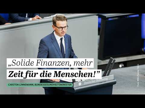 Federal Minister of Health Carsten Linnemann on the 2027 budget