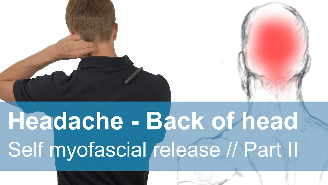 Heachaches Back Of The Head Self Myofascial Release Part I Youtube