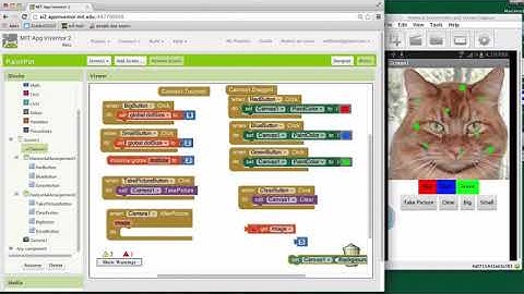 App Inventor  The Camera component in a paint program6