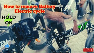 How to remove battery of Electric Cycle - Emotorad Doodle V2