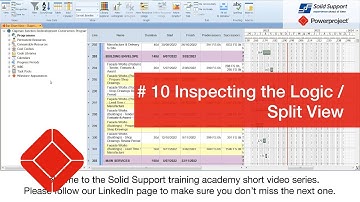 Inspecting the Logic / Split View - Powerproject quick tip # 10