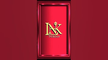 Nikhil name logo brand 🔥 Comment your Names 👀#shots #short #viral #logo #tending #youtubeshos #brand