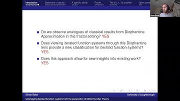 Overlapping iterated function systems from the perspective of Metric Number Theory (Simon Baker)