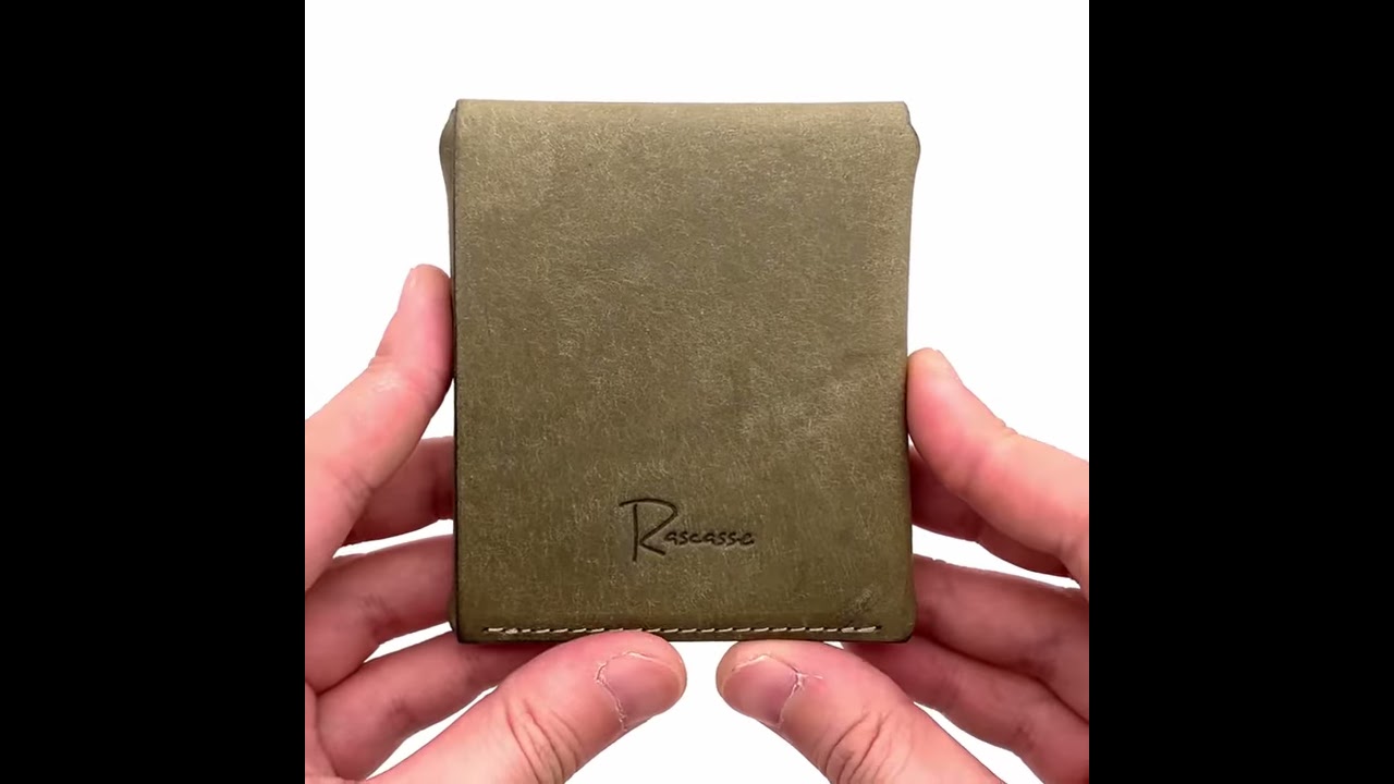 財布　ウォレット　革　ラスカス　Rascasse 2つ折り財布　レザー　革小物 rascasse tokyo - YouTube