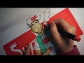 Drawing Supreme Hypebeast Character!