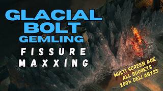 FISSURE MAXXING tech - Glacial Bolt Gemling - 200% Deli Abyss - 1 Button Blaster - POE 2 0.5