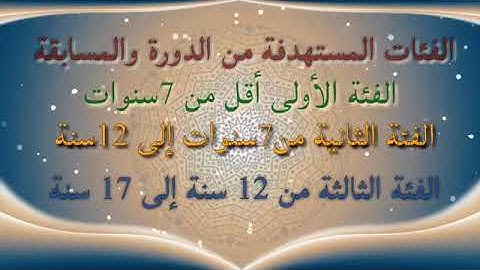 مسابقة القارئ الصغير للقرآن الكريم - عين أفقه 2022