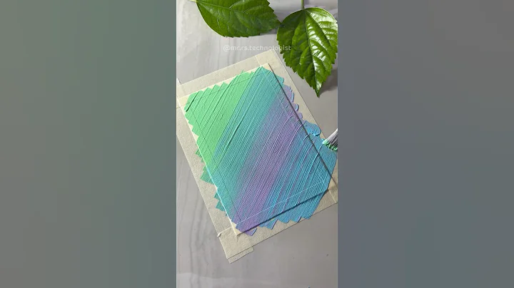Easy Leaf art painting!🍁🎨 #art #paintingideas #artideas #satisfying #aesthetic #shorts #trending thumbnail