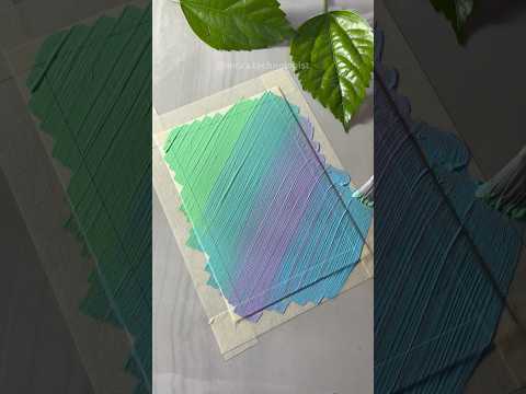 Easy Leaf Art Painting Art Paintingideas Artideas Satisfying Aesthetic Shorts Trending