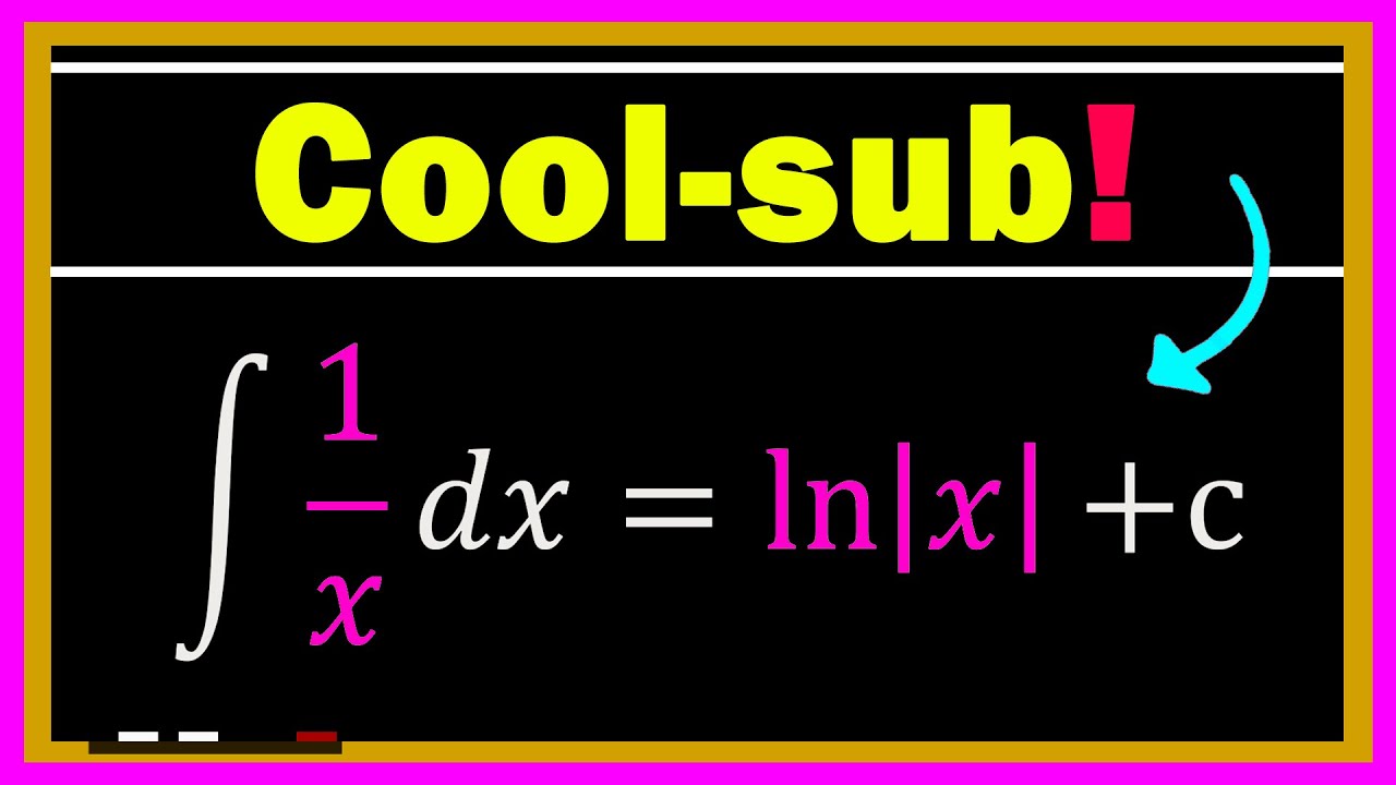 How To PROVE That The Integral Of 1 x Equals To Ln x Using Integral How To PROVE That The Integral Of 1 x Equals To Ln x Using Integral