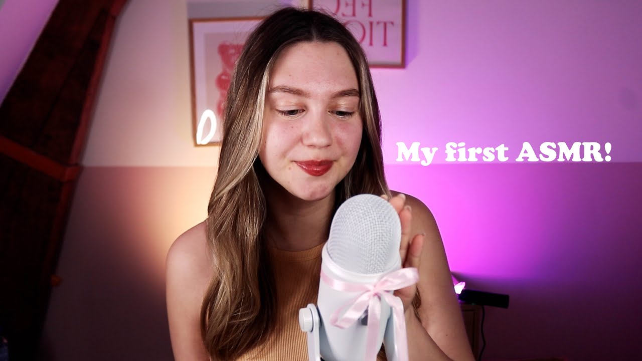 My First ASMR Video In English!