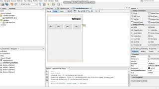 v1(Tutorial pembuatan kalkulator sederhana menggunakan java netsbin)PART 1