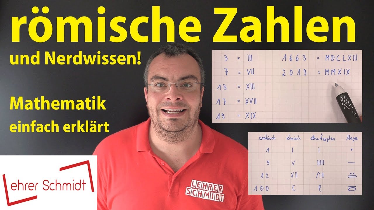 Romische Zahlen Nerdwissen Mathematik Einfach Erklart Youtube