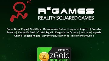 R2 Games: : Top-up with zGold-MOLPoints