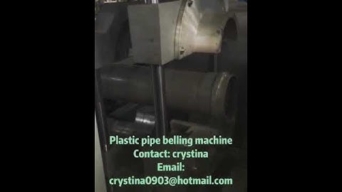 PVC pipe belling,pipe belling machine,pipe socket machine,plastic pipe belling machine