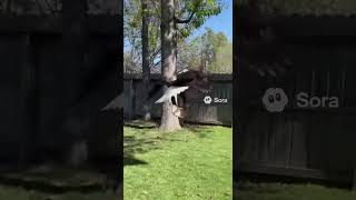Eagle catches Dog
