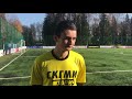 Футболист СКГМИ Урузмаг Цгоев после матча СКГМИ - МГПУ (1:0)