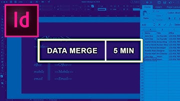 InDesign Data Merge Business Cards (5-minute Video)