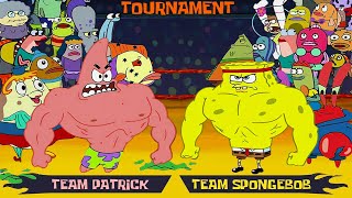 Reef Rumble Battle Royal Team Patrick Star Vs Team Spongebob Squarepants