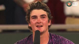 João Fonseca Reacts to Epic Win vs. Novak Djokovic | Roland-Garros 2026