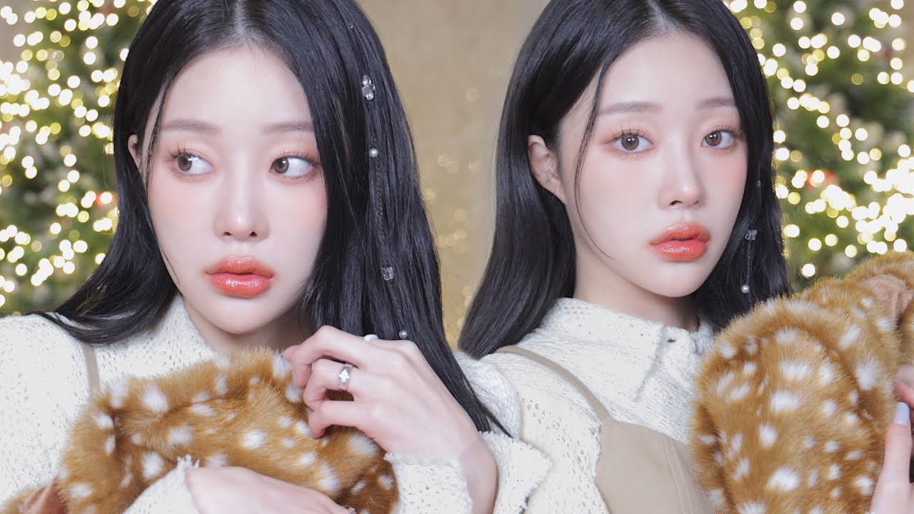 청순한 사슴상 울먹 메이크업🦌 오랜만에 웜톤인간 🌞ㅣMINCARONG