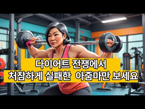 중년 여성 다이어트의 핵심 | 40대 살이 빠지지 않는 이유
