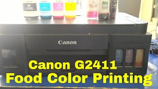 Canon Pixma G2411: How To Prepare For Cake Printing