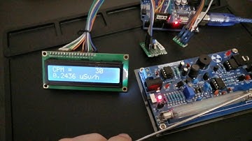 Arduino geiger counter test