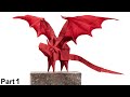 Origami Simple Dragon (Shuki Kato) part 1