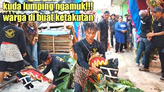 kuda lumping ngamuk membuat warga ketakutan! spesial ulang tahun benjang wargi siliwangi ke 25