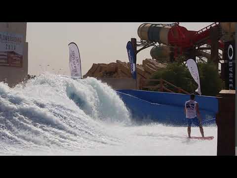 Worlds Best FlowRider Flow Barrel Championships at Yas Waterworld Abu Dhabi Dubai UAE