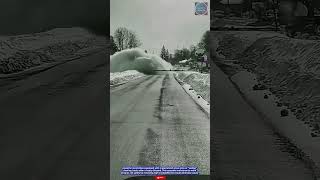 Download Lagu Powerful \u0026 Efficient: Specialized Wedge Snow Plow Locomotive for High Snowdrift Railway Maintenance MP3