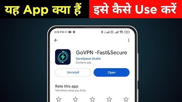 GOVPN : Fast & Secure VPN App kaise use kare | best vpn for android | best vpn for capcut