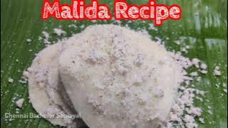 Malida Recipe | Coconut Poli | Malida Recipe in Tamil | Evening Snacks | @ChennaiBachelorSamayal