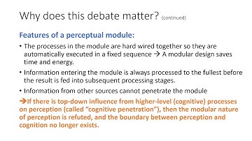 Top Down Influence on Speech Perception
