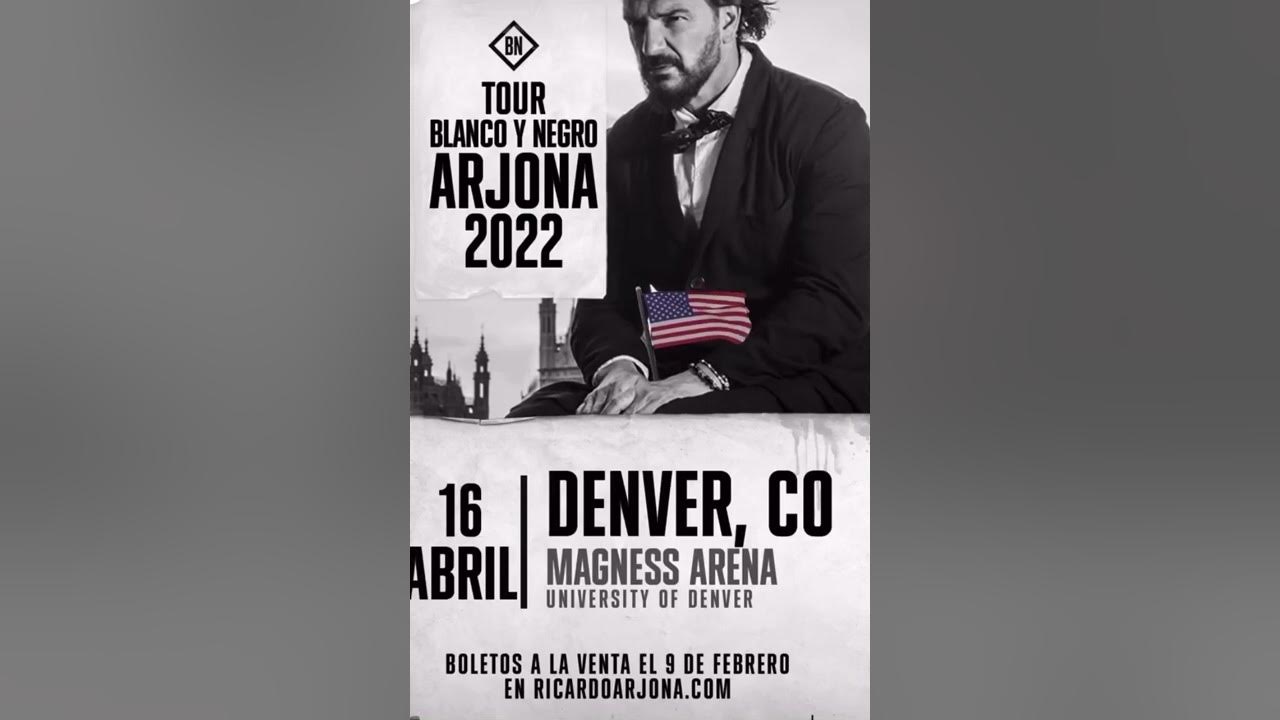 Nuevo gira de Ricardo Arjona en Denver Colorado U.S.A YouTube
