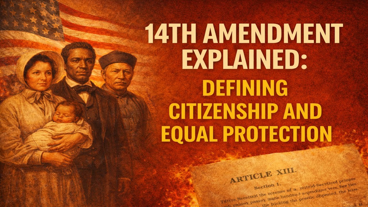 14th Amendment Explained: Defining Citizenship and Equal Protection | 3 ...