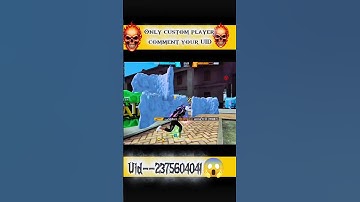 only custom player comment your UID 😱😈😱#1v1 #1vs4 #1v1freefire