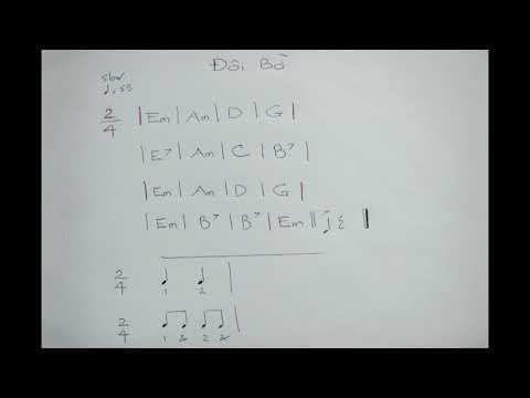 Video ĐỆM GUITAR level 2( bài 4 )_ ĐÔI BỜ | Hợp âm và nhạc... - youtube