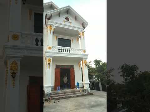 Video mẫu nhà vuông 2 tầng mái thái - youtube