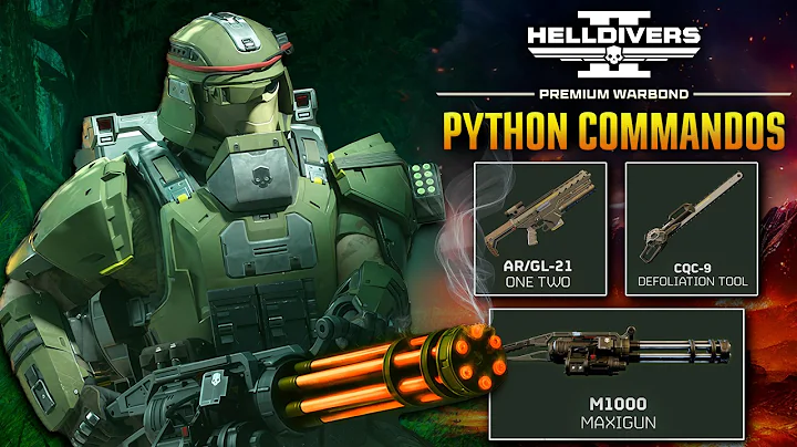 Helldivers 2 - Python Commandos Warbond Breakdown, A Minigun!
