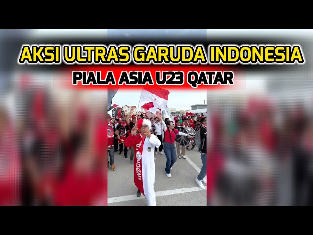SUPORTER ULTRAS GARUDA DI QATAR INDONESIA VS KOREA SELATAN class=