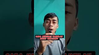 Cara Merubah Tampilan Story WhatsApp #shorts #tutorial #tipsandtricks #whatsapp