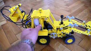 Lego 8862 pneumatic Backhoe Grader upgrade