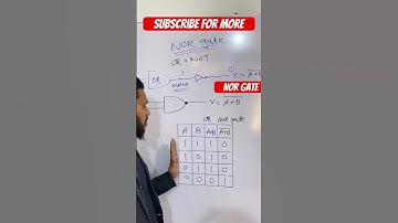 Nor Gate | electronics | physics lectures | logic gates