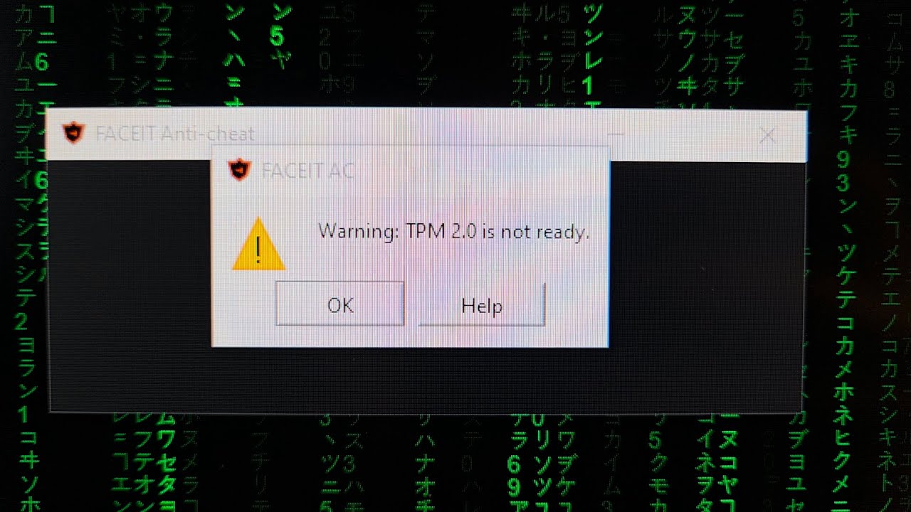 Face it ошибка IOMMU TPM 2.0