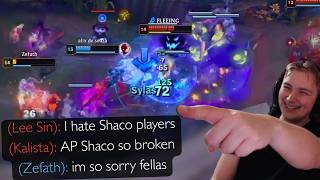 I made enemy team hate Shaco | Full game, AP Shaco