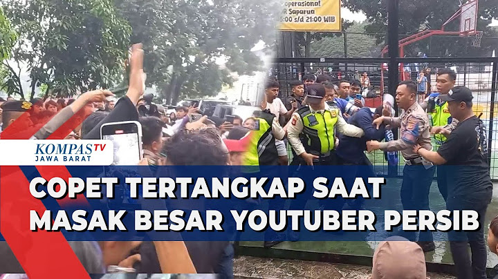 Saat Pesta Makan Persib Juara Malah Ada Copet