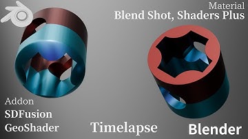 Blenderのアドオン「SDFusion」の紹介動画です。概要欄にURLがあります。#blender #addon #sdfussion